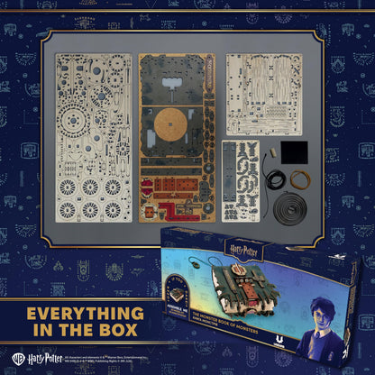 UGEARS Harry Potter The Monster Book of Monsters - 3D Wooden Puzzle for Adults, Mechanical Wooden Model Kit, DIY Building Craft Kit, Brain Teaser Puzzle, Collectible Book Design, Hobby Gift for Adults