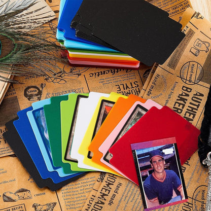 Trading Card Dividers Multicolor Card Page Dividers Frosted Plastic Separator with Tabs for Games Sports, 2.7 x 3.8 Inches(150 Pieces)