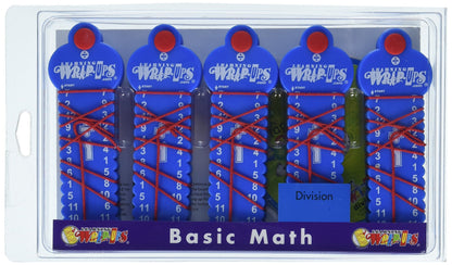 Learning Wrap‑Ups Division Center Kit with CD – 5‑Pack of Self‑Correcting Wrap‑Ups, Hands‑On Math Fluency for Centers, Small Groups & Tutoring