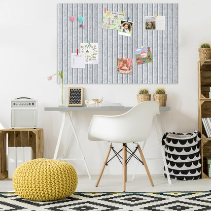 Yunihome Cork Board for Walls 36" x 24", 6 Pack Felt Bulletin Board Wall Tiles with 30 Push Pins for Home Kitchen School Office Wall DIY Decorative