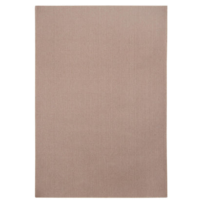 Delara Solid Indoor Outdoor Area Rug, Easy Cleaning, Non Shedding, Hose Washable, Bed Room, Living Room, Dining Room, Patio, Sustainable Rug, Recycled Polyester Rug. (Dark Beige, 5' X 8')