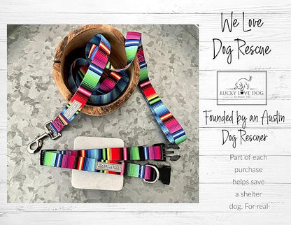 Lucky Love Dog - Adjustable Dog Collar with Easy Click Buckle for Small Dogs, Durable, & Comfortable for Male & Female Dogs, Pet Collar for Puppies & Adult Ones - Nacho, Small