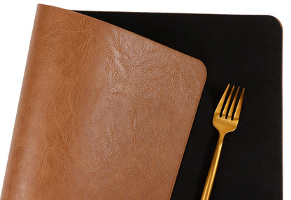 Faux Leather Placemats, PU Table Mats, Waterproof, Stain Resistant, Heat Resistant, Non-Slip Easy to Clean for Kitchen Dining Table,Conference Table