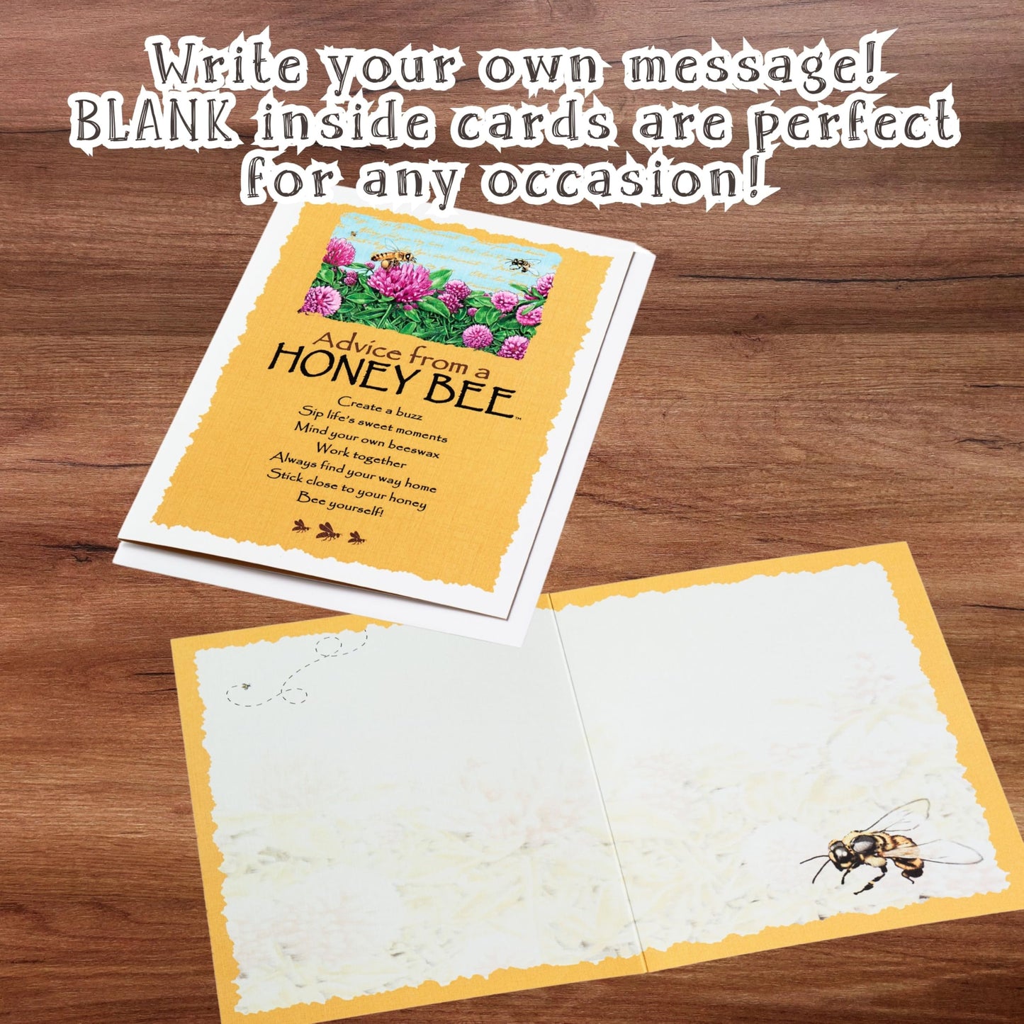 Your True Nature Advice from the Moon 6 All Occasion Greeting Cards, Sustainable Blank Inside Uplifting Motivational Card Pack (GCADVMOON6-BLANK)