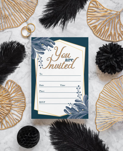 Stonehouse Collection | You Are Invited Formal Fill-in Party Invitations With Envelopes | 25 Invites & Envelopes | Wedding, Baby Shower, Rehearsal Dinner, Birthday Party (Formal Your Invited)