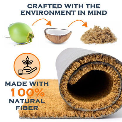 MAINEVENT Excuse the Mess We Freed Our House Elf Door Mat 30x17 Inch, Welcome Mat Outdoor Funny, Nerdy Doormat Outside Funny, Geeky Welcome Mat for Front Door and Covered Outdoor Spaces