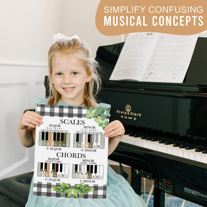 Hadley Designs Music Classroom Decor –9 Music Classroom Posters Elementary, Choir & Solfege Posters, Solfege Hand Signs & Musical Instruments Bulletin Board Decorations, Farmhouse Teacher Must Haves