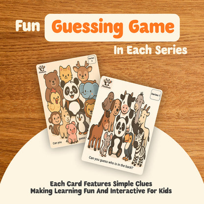 Touch & Feel Textured Animal Flashcards – Montessori Sensory Cards with Embossed Letters for Toddlers | Speech Development, Visual Learning, Travel and Autism-Friendly Play & Party Favors (Series 2)