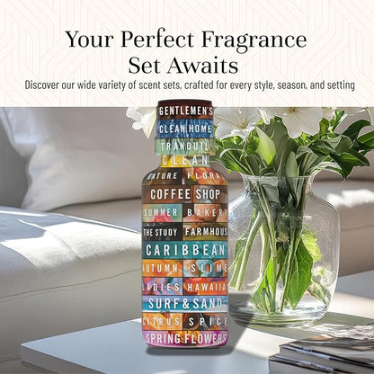 P&J Fragrance Oil Clean Home Set | Lemongrass, Fresh Cotton, Clean & Fresh, Aloe, Bamboo, Orange Candle Scents for Candle Making, Freshie Scent, Soap Making Supplies, Diffuser Oil Scents