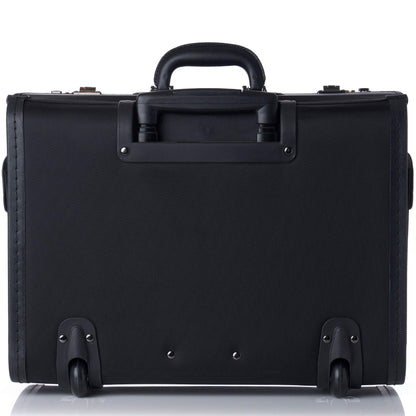 Alpine Swiss Rolling 17" Laptop Briefcase on Wheels Attache Lawyers Case Legal Size Black