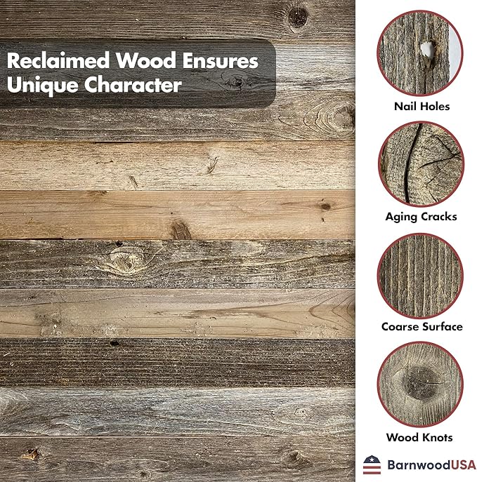 BARNWOODUSA Throw Blanket Ladder – Fully Assembled Reclaimed Wood – Rustic Decorative Ladder for Towels, Quilts, & More – Perfect Decor for Bathroom, Porch, or Living Room,4-foot Slate Blue