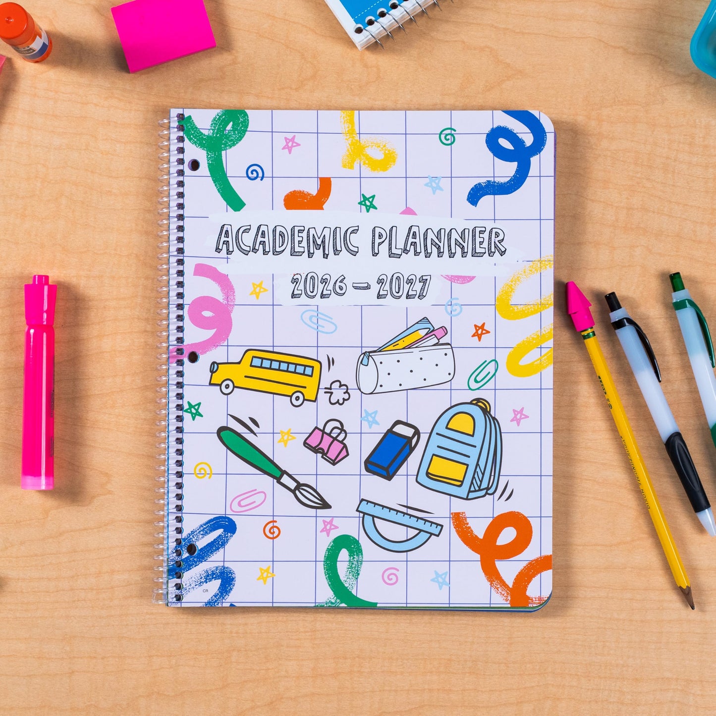 2026-2027 Academic Year Create Elementary Student Planner, 8.5" x 11"