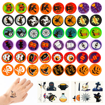 Max Fun 192pcs Halloween Party Favors Toys Stamps Halloween Stickers for Kids Halloween Party Supplies, Goodies Bags, Classroom Game Reward Prizes(Halloween)