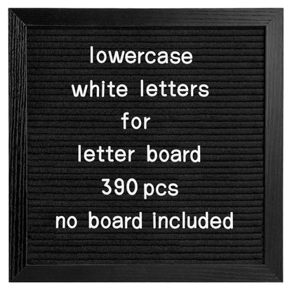 G GAMIT Letters Set - Pre-Cut 390pcs Lowercase Letters Only (No Board Included)