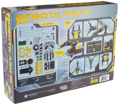 Teach Tech “Robotic Arm Wire Controlled”, Robotic Arm Kit, STEM Building Toys for Kids 12+