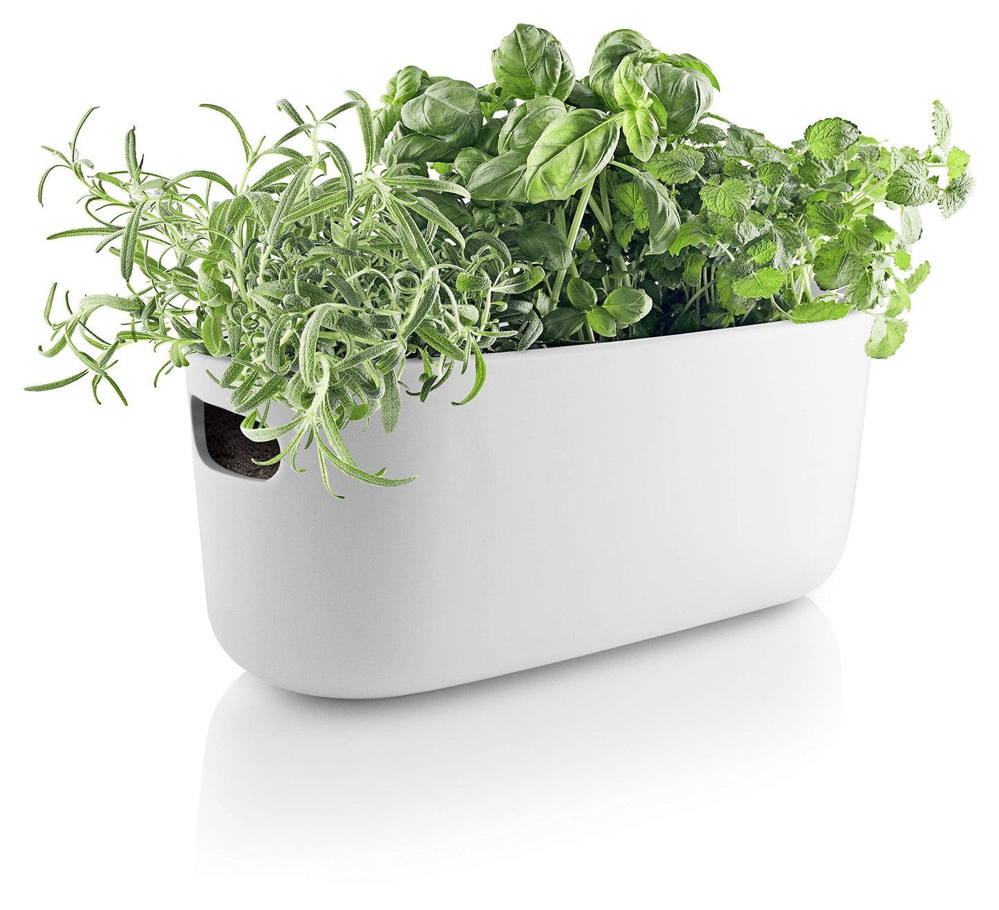 Eva Solo | Self-Watering Herb Organiser | Keeps Indoor House Plants, Flowers, Herbs & Vegetables Watered & Healthy | Danish Design, Functionality & Quality | White