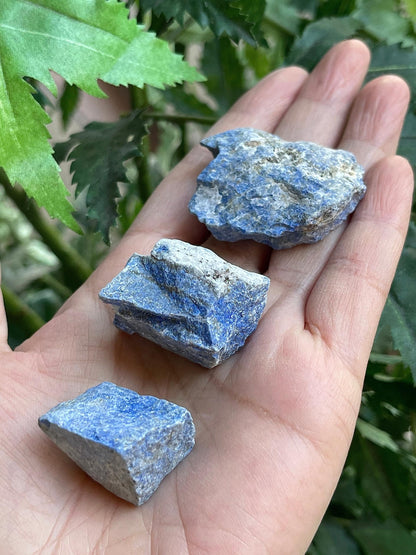 GAF TREASURES Wholesale Raw Lapis Lazuli Crystals, Natural Lapis Lazuli Stone, Natural Rough Lapis Lazuli Crystals, Lapis Lazuli Rough, Healing Crystals (Lapis Lazuli, 0.25 Pound)