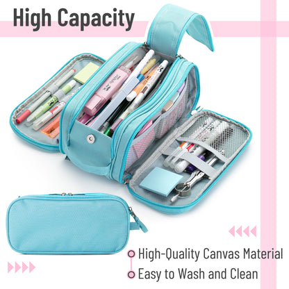 Mr. Pen - Large Capacity Pencil Case - Big Pencil Pouch - Pen Bag