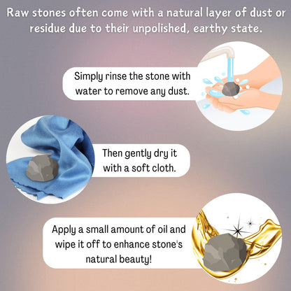 Amazing Gemstone Black & White Tourmaline Raw Crystals and Healing Stones, Natural Rocks for Tumbling - DIY Raw Stones and Crystals, 2 Pieces