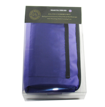 EMI Professional Deluxe Purple Aneroid Sphygmomanometer and Sprague Rappaport Stethoscope Set Kit #330
