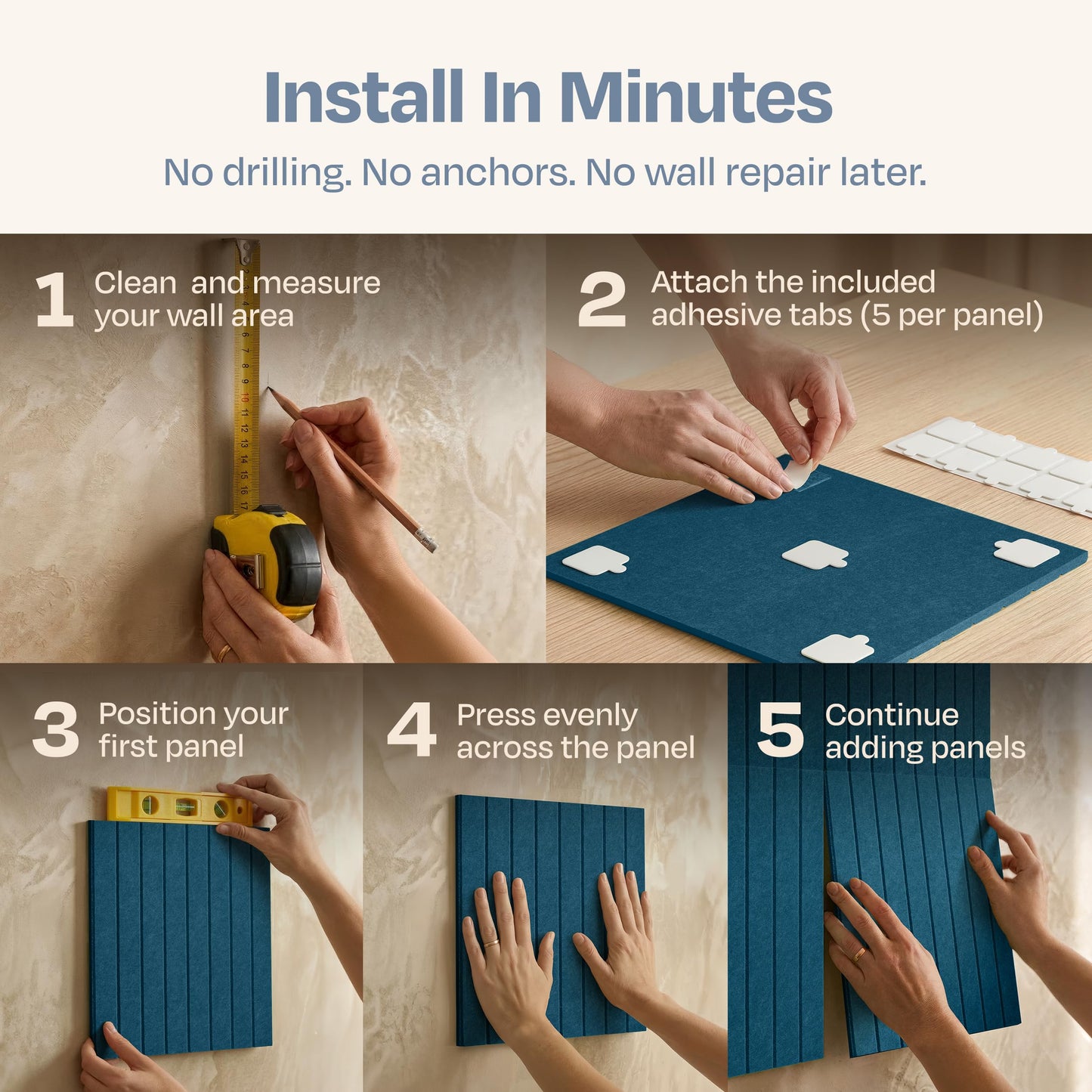 Ekkogo X-Large Cork Board Alternative 12-Pack Felt Bulletin Board Thick and Decorative Pin Board for Home Office Walls 47.24 x 35.43 Inches with 72 Adhesive Tabs - [Ocean Turquoise]