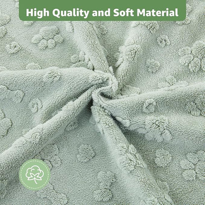 LOOBANI Washable Pee Pads for Dogs: 4 Pack Super Absorbent Reusable Puppy Pads, Leakproof and Waterproof Dog Training Pads Whelping Pads for Potty, Floor, Crate, Couch, Bed and Travel, 30"x34"