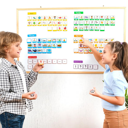 Simply Magic 1047 PCS Poetry Magnets for Kids & 104 PCS Sentence Building for Kids