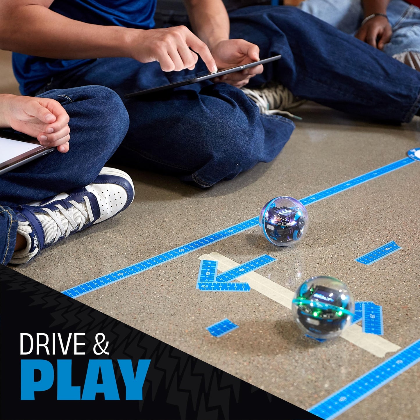 Sphero Bolt+: Coding Robot – Program with Draw, Blocks, Python & Javascript – Animated LCD Screen – Ages 8+ – Durable, Qi Charging, Waterproof