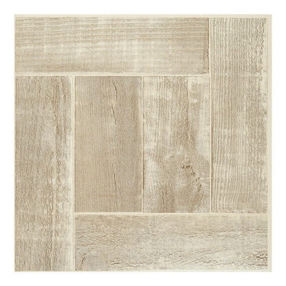 Tivoli Self Adhesive Vinyl Floor Tiles, 45 Tiles - 12" x 12", Light Oak Plank-Look - Peel & Stick, DIY Flooring for Kitchen, Dining Room, Bedrooms, Basements & Bathrooms by Achim Home Decor