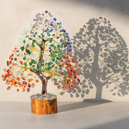 The Original 7 Chakra Crystal Tree Birthday Gifts for Women, Healing Crystal Tree of Life Sister birthday gifts Room & Home Decor Gift for Mom Her Valentine's Day Gift House Warming Gift Women unique