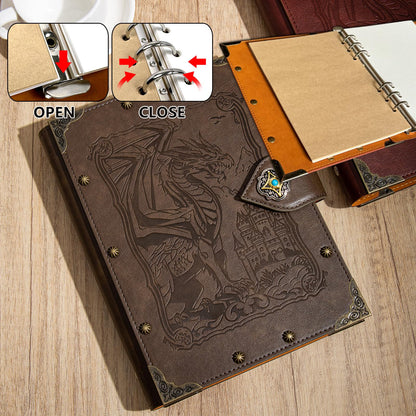 DUROTAN Compass Journal Notebook Gift Set Unique A5 Binder 400 Page