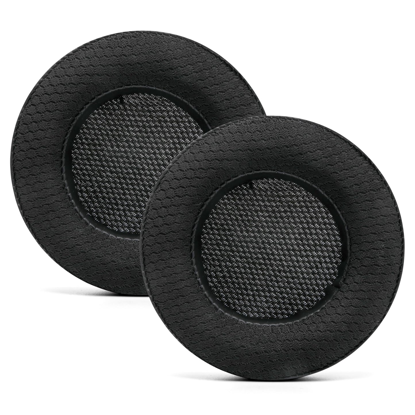 WC Freeze Virtuoso - Hybrid Fabric Cooling Gel Replacement Earpads for Corsair Virtuoso Gaming Headset, Made by Wicked Cushions, Improved Durability, Thickness and Sound Isolation | Black