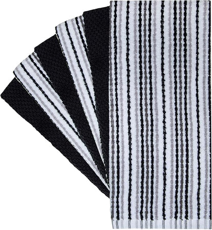 Popcorn Stripe Cotton Kitchen Towels