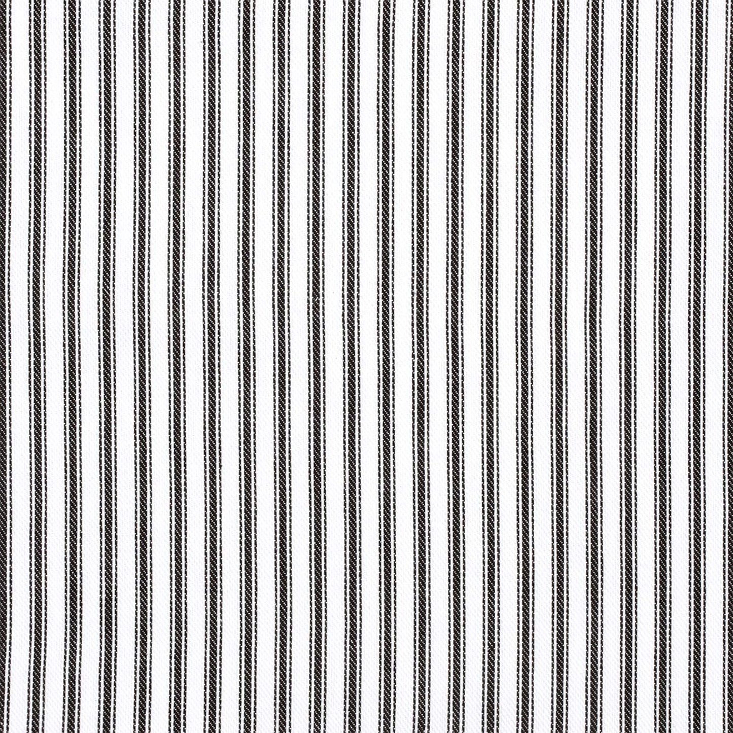 Cackleberry Home Black and White Ticking Stripe Hanging Kitchen Dish Hand Towel Cotton with Button Accent, Set of 2