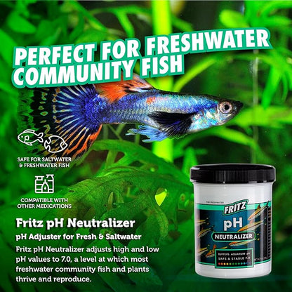 Fritz Aquatics 80284 Fritz pH Neutralizer for Fresh and Salt Water Aquariums, 1/2-LBS, .5-Pound