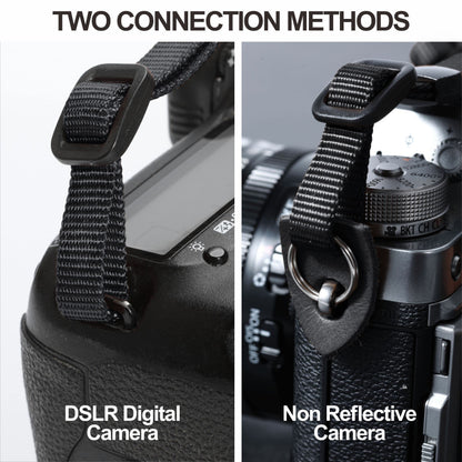 Padwa Lifestyle Camera Strap - 2" Wide Vintage Jacquard Embroidery Flower Camera Straps with Genuine Leather Head,Complimentary 2 Pcs Quick Release Clips for All Cameras and Men & Women Photographers