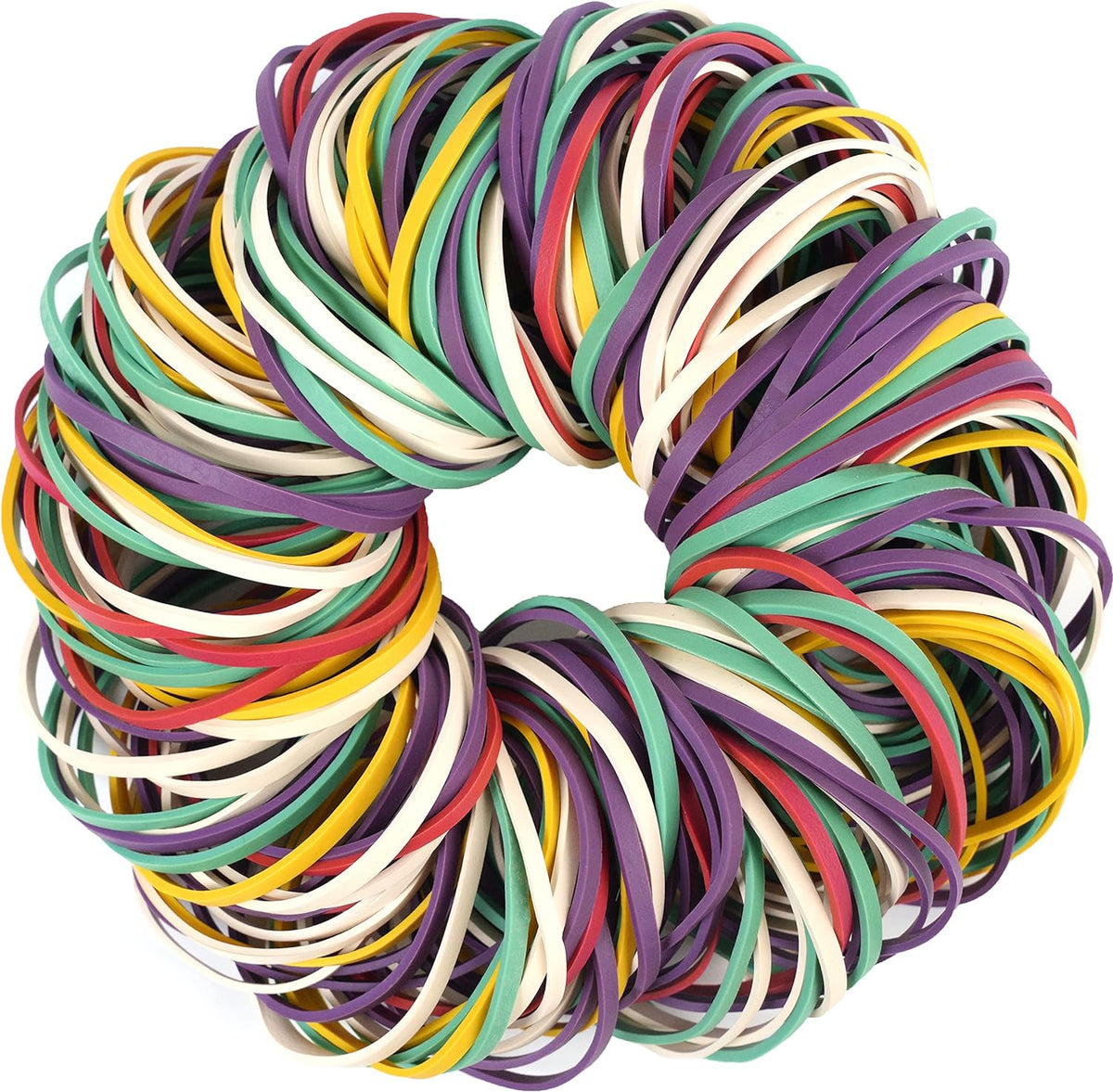 AMUU Rubber Bands #33 colors rubber band About 200pcs size 33 rubber Bands for Office School Home Strong Elastic Band 5 colors Loop Office Supplies