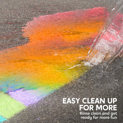 16 PCS Sidewalk Chalks Set Non-Toxic Washable Jumbo Chalk Bulk for Toddlers 1-3, Painting on Chalkboard, Driveway and Playground, Outdoor Activities, Gift for Kids, School Supplies