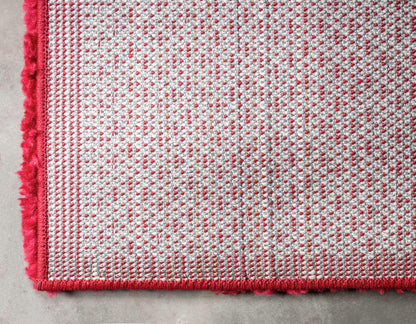 Unique Loom Solo Collection Area Rug - Calabasas (3' 3" x 5' 3" Rectangle, Red)