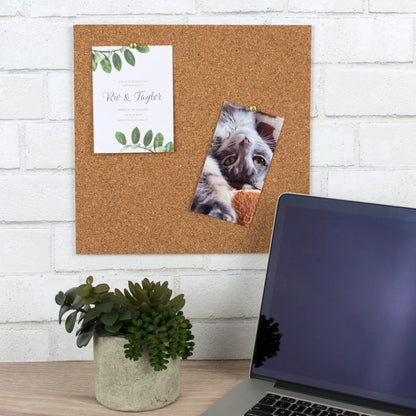 Quartet Cork Tiles, Bulletin Board Cork Panels 12" x 12" x 3/16", Natural, 4 Pack (102)