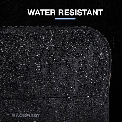BAGSMART Large Toiletry Bag for Men, Valentines' Day Gifts Travel Organizer Hanging Dopp Kit Water Resistant Shaving Bag for Bathroom Shower, Toiletries Accessories,Travel Essentials, Black-Large