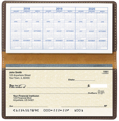 CAROUSELCHECKS Make A Wish Laser Engraved Leatherette Checkbook Cover