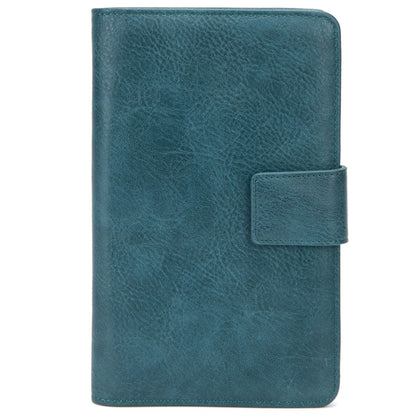 Server Book with Zipper Pocket and Magnetic Closure, Server Books for Waitress, Leather Waitstaff Organizer with High Volume Money Pocket, Fit Server Apron (Green)