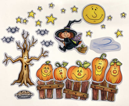 Story Time Felts Five Little Pumpkins 28 PC Felt Flannel Board Set PRECUT Halloween Made in The USA