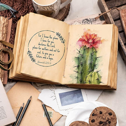 LEATHER VILLAGE Leather Bound Journal - Rustic Brown, 7"X5", 220 Pages - Vintage Blank Paper Diary for Writing, Drawing, Sketchbook, and Travel Notebook - Ideal for Women and Men