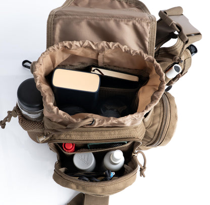 XMILPAX Tactical Sling Bag EDC Crossbody Pack Single Shoulder Backpack Messenger Bag for Outdoor & Urban Use 5L