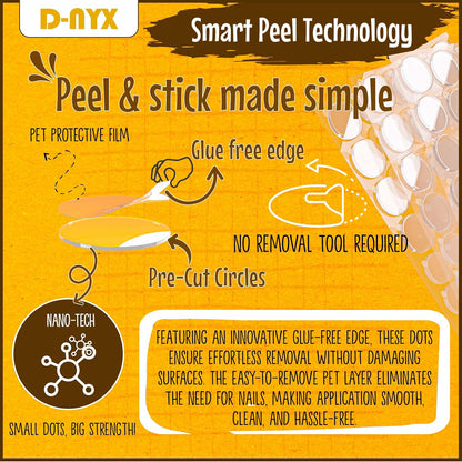 Double Sided Tape Adhesive Dots Stickers 280, 350, 450, 550 or 700 Pack Removable Putty No Trace Clear Sticky Tac Blue Sticky Tack Balloon Tassels Picture Hanging Strips (350 Sticky Dots)