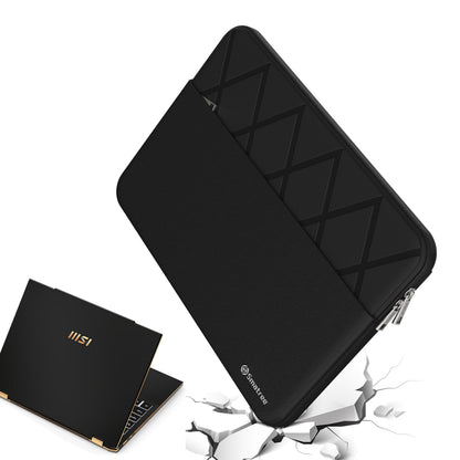 Smatree 13.4 inch Laptop Sleeve for MSI Summit E13 Flip Evo A11MT/A12MT/A13MT, Summit E13 AI Evo A1M, 13 inch Protective Slim Laptop Case with Accessory Pocket, YKK Zipper, Shockproof Design (E437)