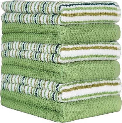 Sage 16'x 26' Cotton Kitchen Towels