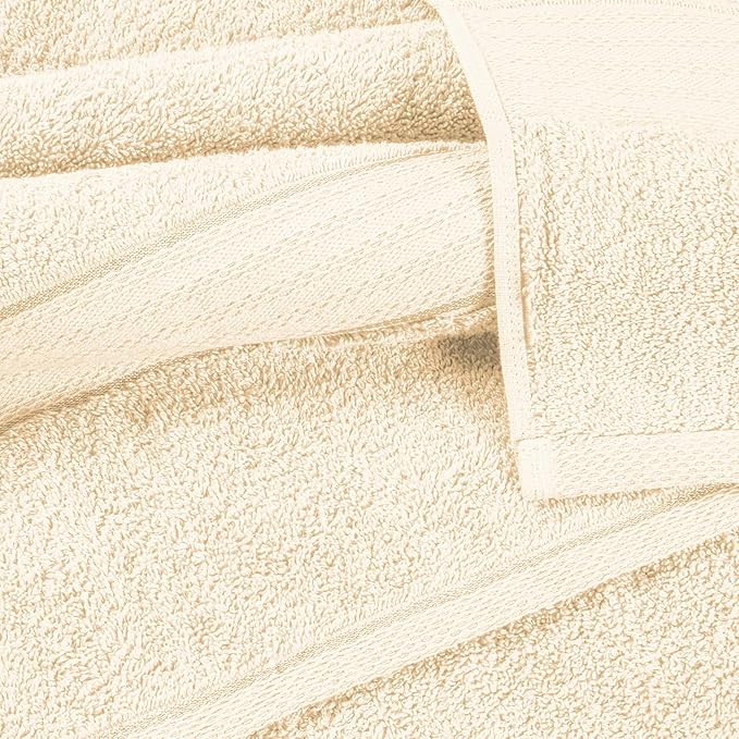 GLAMBURG 700 GSM Premium Cotton 2-Pack Oversized Extra Large Bath Sheet Set